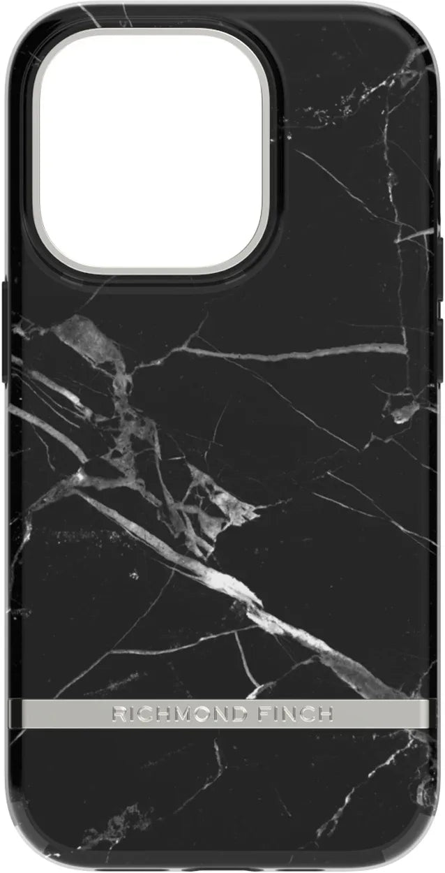 Richmond & Finch Freedom Series One-Piece Apple Iphone 14 Pro Black Marble - Essentify