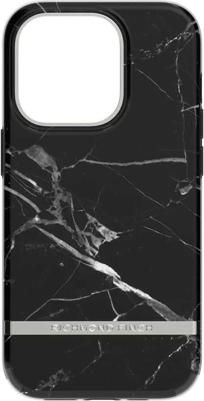 Richmond & Finch Freedom Series One-Piece Apple Iphone 14 Pro Black Marble - Essentify