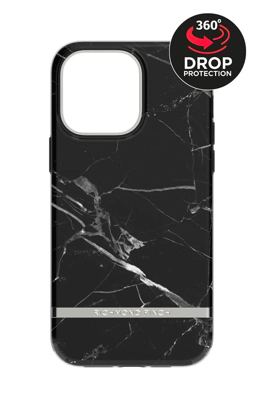 Richmond & Finch Freedom Series One-Piece Apple Iphone 14 Pro Max Black Marble - Essentify