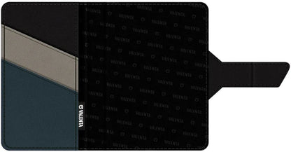 Valenta Card Case Plus Wallet Snap 2-In-1 Black - Essentify