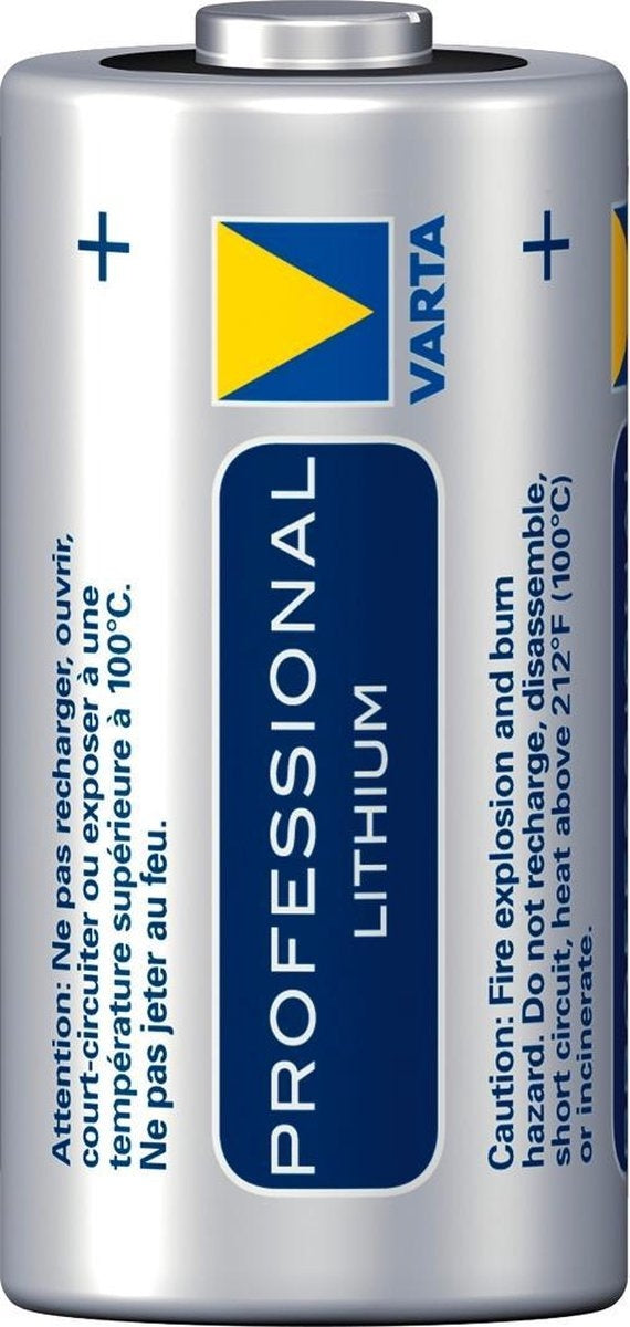 Varta Cr123A Varta Lithium Batterij 3V
