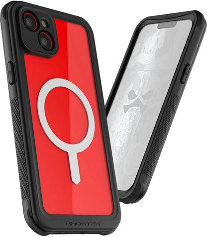 Ghostek Nautical Waterproof Magsafe Case + Belt Swivel Holster Apple Iphone 14 Plus Clear - Essentify