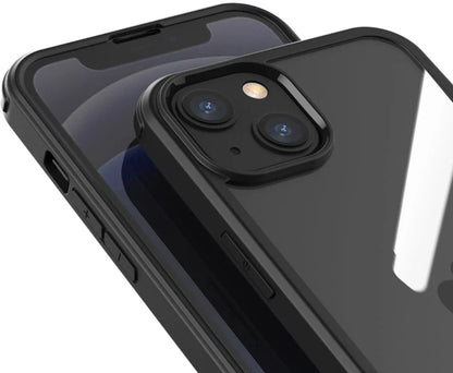 Valenta Tempered Glass Full Cover Bumper Case Apple Iphone 14 Plus Black - Essentify