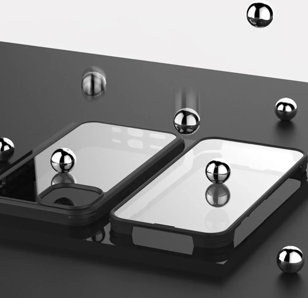 Valenta Tempered Glass Full Cover Bumper Case Apple Iphone 14 Plus Black - Essentify