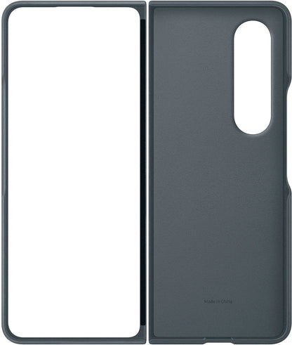Samsung Leather Cover Galaxy Z Fold4 Greygreen - Essentify
