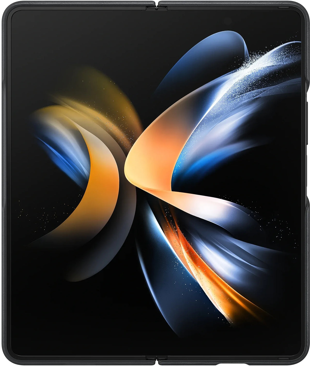 Samsung Leather Cover Galaxy Z Fold4 Black - Essentify