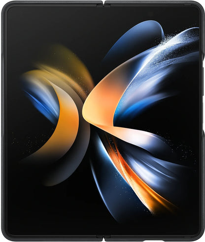 Samsung Leather Cover Galaxy Z Fold4 Black - Essentify