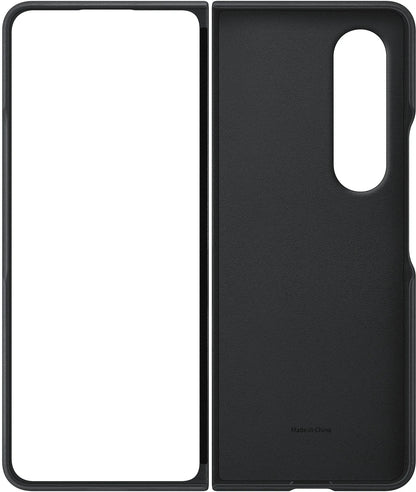 Samsung Leather Cover Galaxy Z Fold4 Black - Essentify