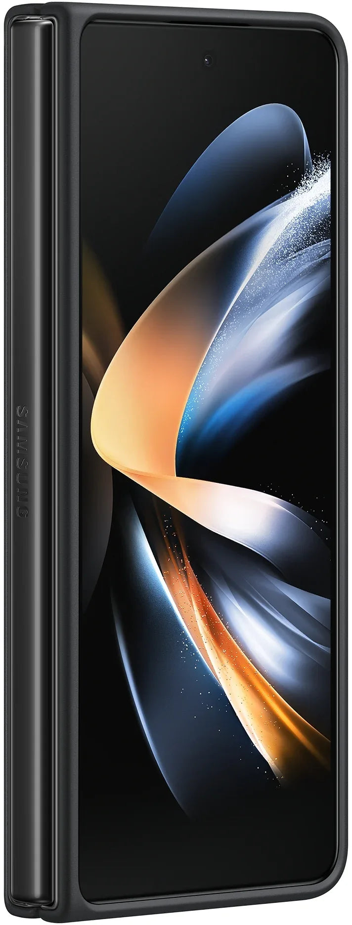 Samsung Leather Cover Galaxy Z Fold4 Black - Essentify