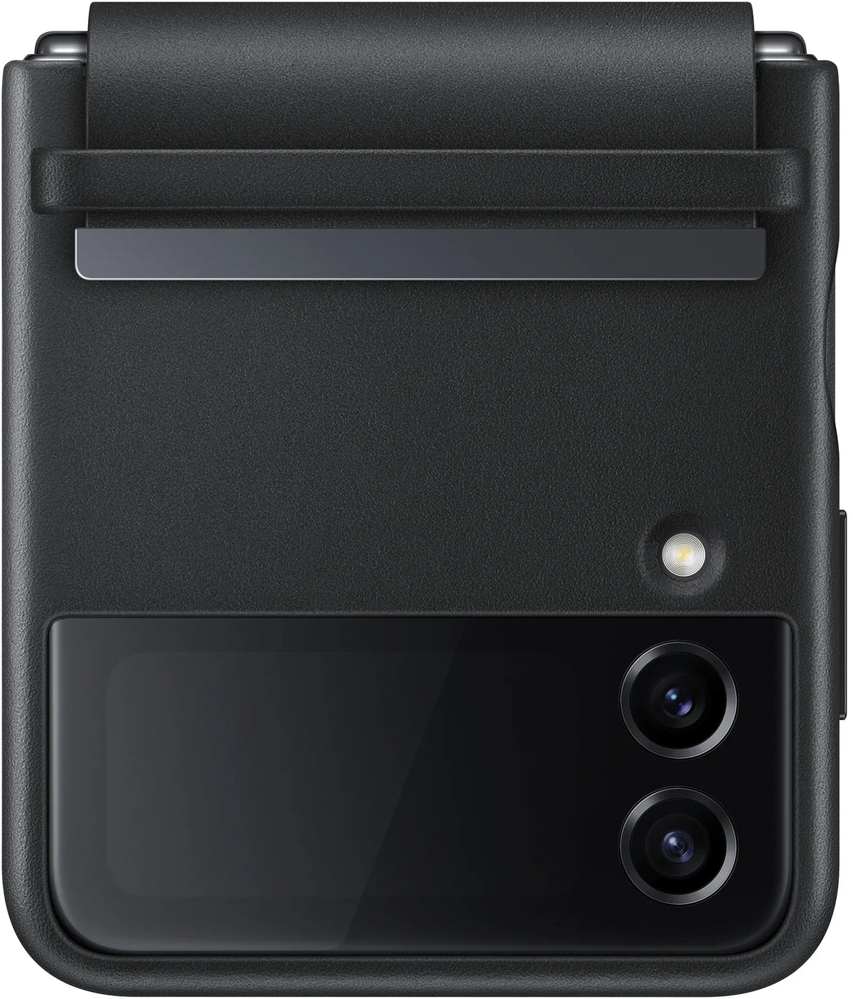 Samsung Flap Leather Cover Galaxy Z Flip4 Black - Essentify