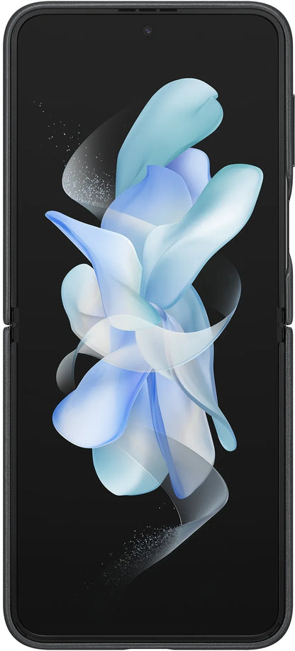 Samsung Flap Leather Cover Galaxy Z Flip4 Black - Essentify