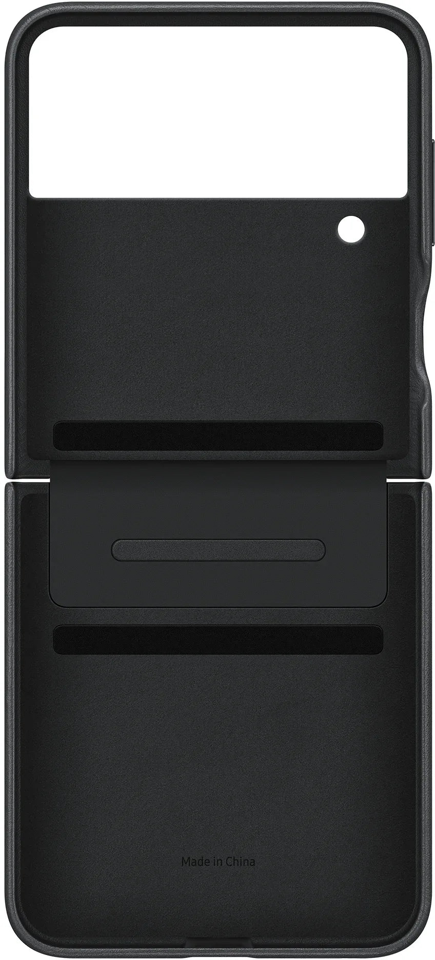 Samsung Flap Leather Cover Galaxy Z Flip4 Black - Essentify