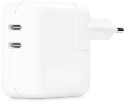 Apple Usb-C Dual Port Charger 35W White - Essentify