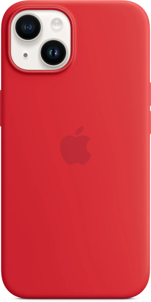 Apple Silicone Case With Magsafe Iphone 14 (Product) Red - Essentify