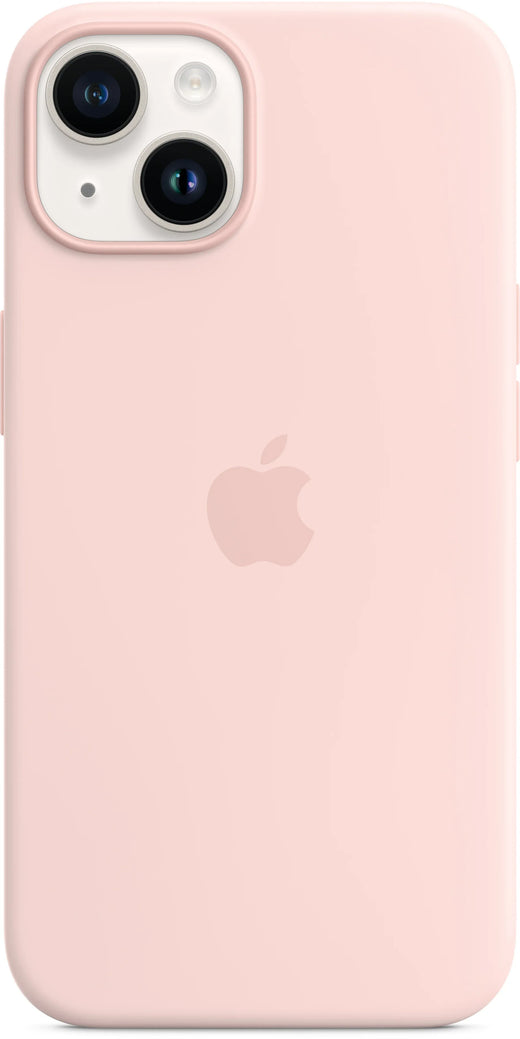 Apple Silicone Case With Magsafe Iphone 14 Chalk Pink - Essentify