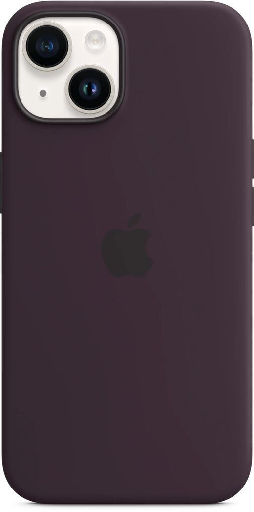 Apple Silicone Case With Magsafe Iphone 14 Elderberry - Essentify