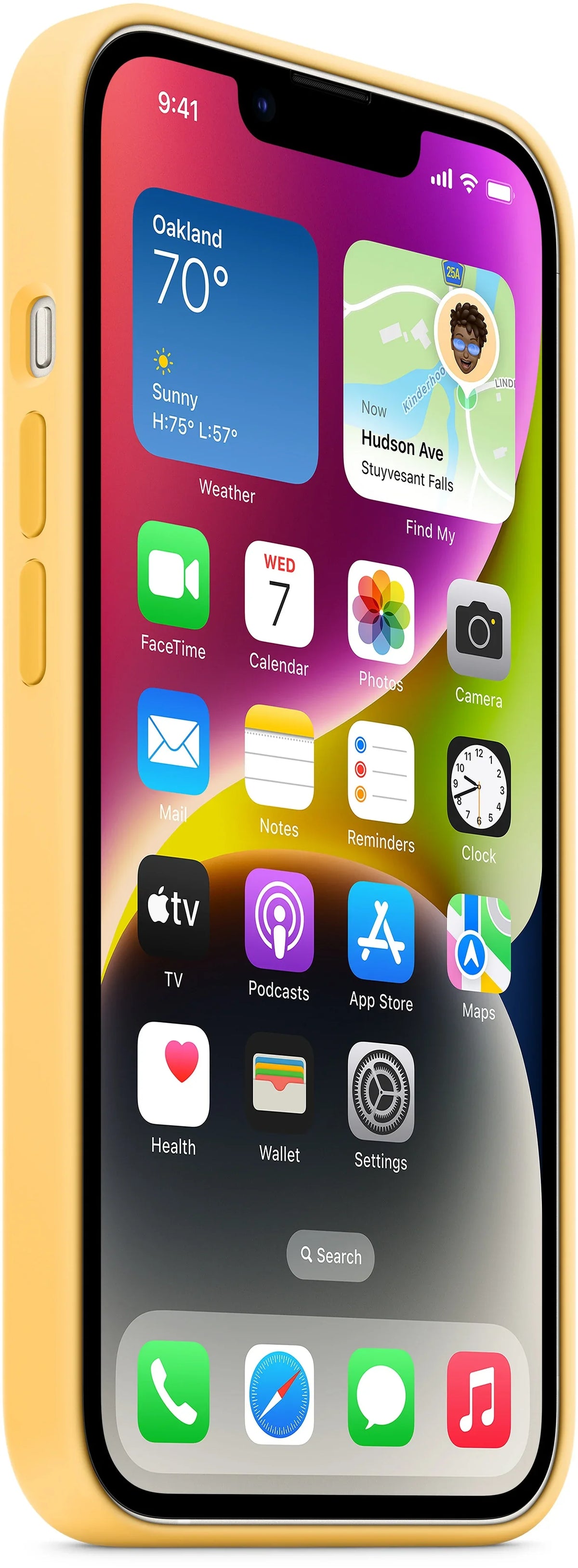 Apple Silicone Case With Magsafe Iphone 14 Sunglow - Essentify