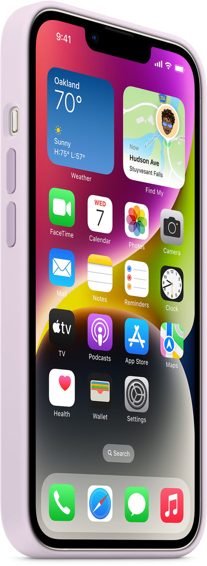 Apple Mpt83Zm/A Apple Silicone Case With Magsafe Iphone 14 Plus Lilac