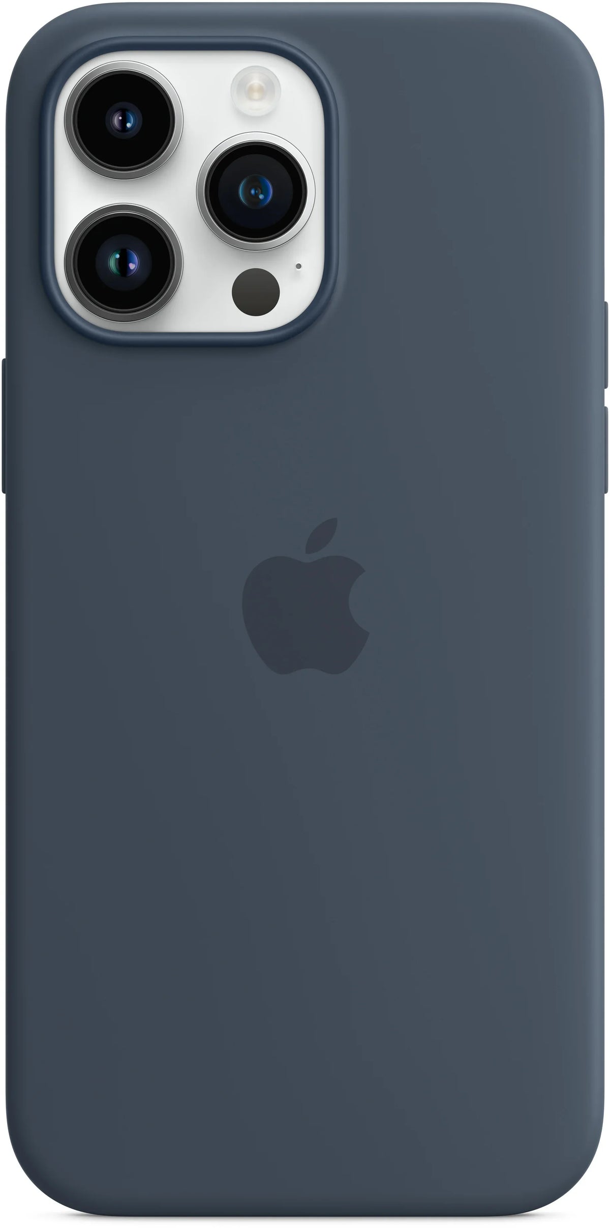 Apple Silicone Case With Magsafe Iphone 14 Pro Max Storm Blue - Essentify