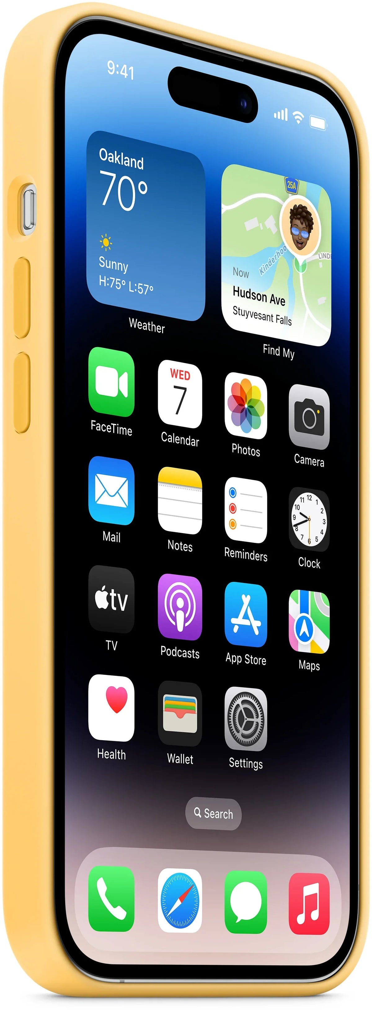 Apple Silicone Case With Magsafe Iphone 14 Pro Max Sunglow - Essentify