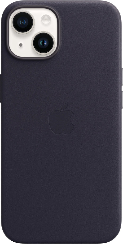 Apple Leather Case With Magsafe Iphone 14 Ink - Essentify