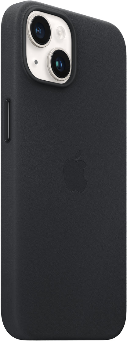 Apple Mpp93Zm/A Apple Leather Case With Magsafe Iphone 14 Plus Midnight