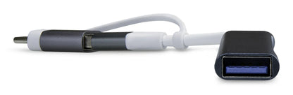 Xccess Usb-C Multi-Hub To 4 Usb Grey - Essentify