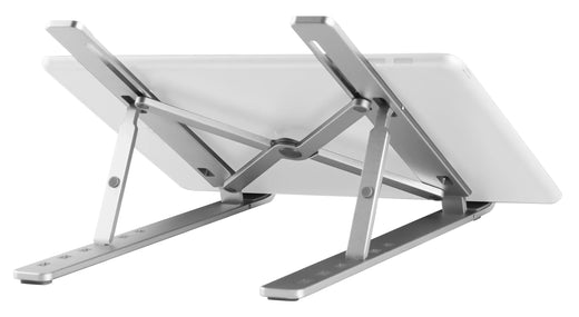 Mobilize Aluminium Laptop Stand Up To 15.6 Inch Silver - Essentify