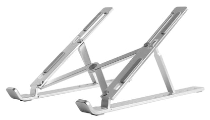 Mobilize Aluminium Laptop Stand Up To 15.6 Inch Silver - Essentify
