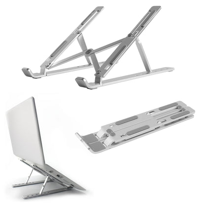 Mobilize Aluminium Laptop Stand Up To 15.6 Inch Silver - Essentify