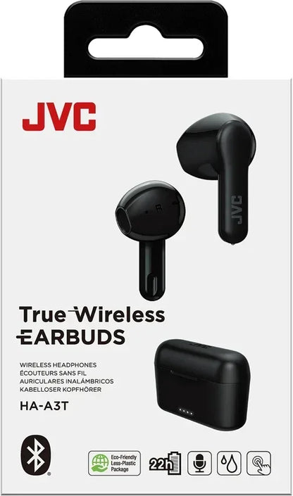 Jvc True Wireless Bluetooth Stereo Headset Black - Essentify