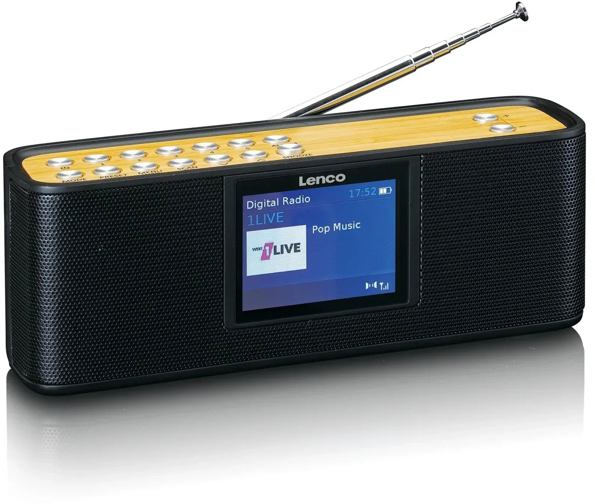 Lenco Portable Internet Dab+ Bluetooth Radio Black - Essentify