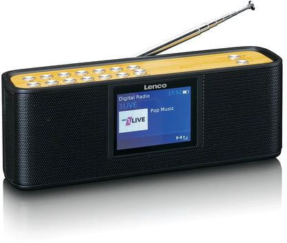 Lenco Portable Internet Dab+ Bluetooth Radio Black - Essentify