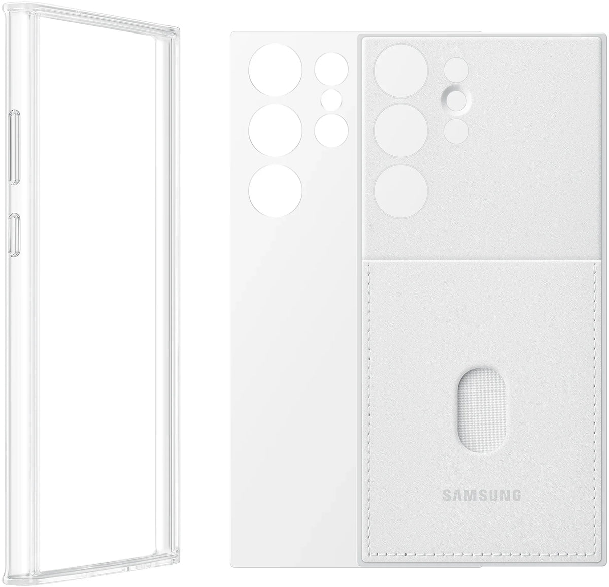 Samsung Frame Cover Galaxy S23 Ultra 5G White - Essentify