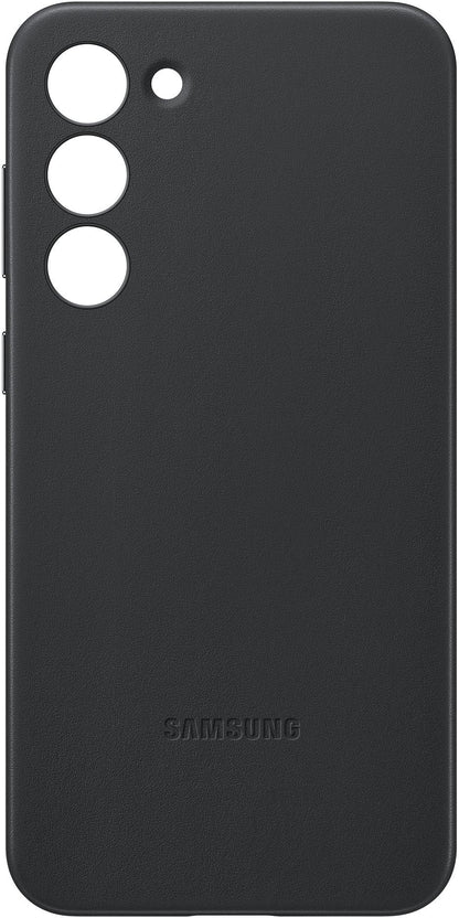 Samsung Leather Cover Galaxy S23+ 5G Black - Essentify