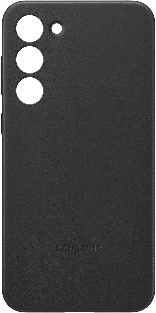 Samsung Leather Cover Galaxy S23+ 5G Black - Essentify