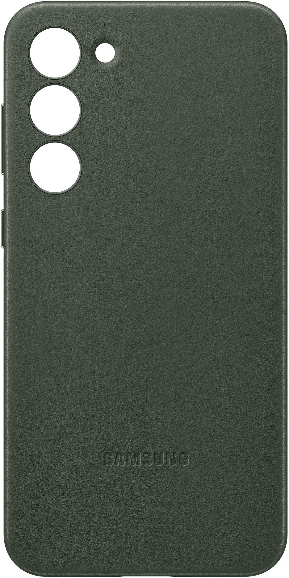 Samsung Leather Cover Galaxy S23+ 5G Green - Essentify