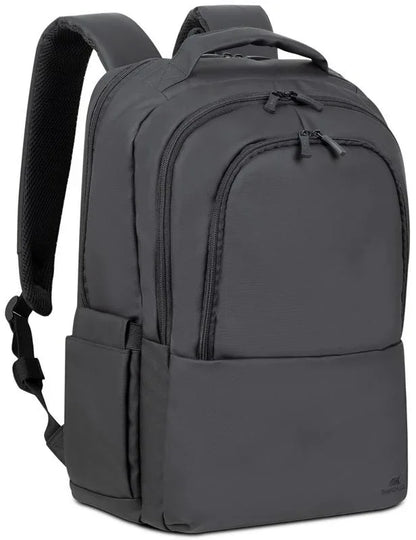 Rivacase Tegel Coated Eco Laptop Backpack 15.6Inch Black - Essentify