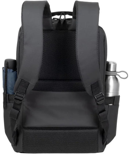 Rivacase Tegel Coated Eco Laptop Backpack 15.6Inch Black - Essentify