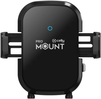 Celly Mountcharge15 Wireless Charger Car Holder 15W Black - Essentify