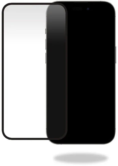 Mobilize Glass Screen Protector - Black Frame - Apple Iphone 15 Pro - Essentify