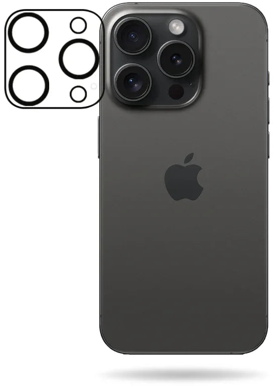 Mobilize Glass Screen Protector For Camera Apple Iphone 15 Pro/15 Pro Max - Essentify