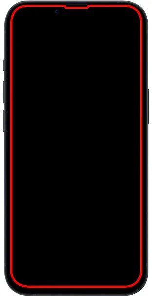 Mobilize Privacy Glass Screen Protector - Black Frame - For Apple Iphone 15 Pro - Essentify