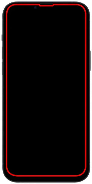 Mobilize Privacy Glass Screen Protector - Black Frame - For Apple Iphone 15 Pro Max - Essentify