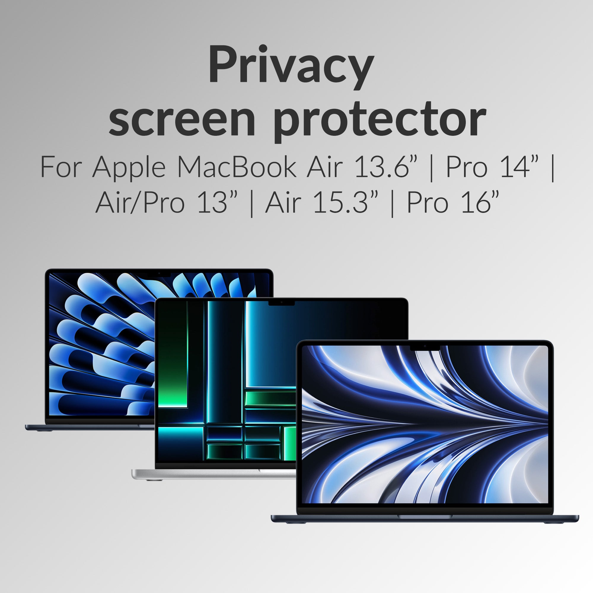 Mobilize Privacy Screen Protector For Apple Macbook Air 13.6Inch (2022 - 2024)