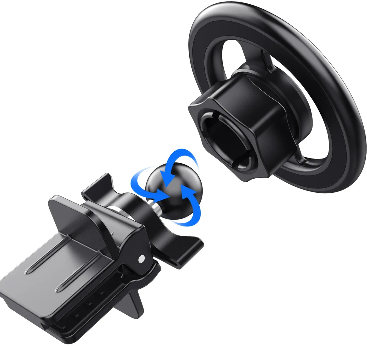 Celly Ghostmagpro Magsafe Car Holder Black - Essentify