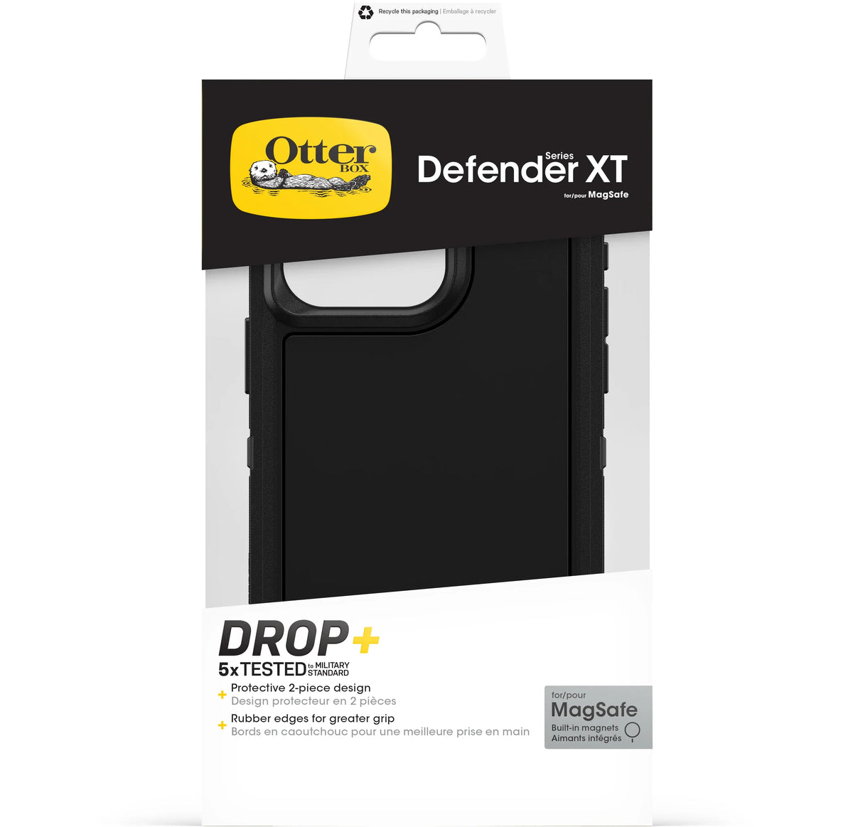 Otterbox Defender Series Xt With Magsafe Apple Iphone 15 Pro Max Black - Essentify