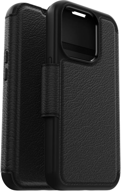 Otterbox Strada Magsafe Apple Iphone 15 Pro Shadow Black - Essentify