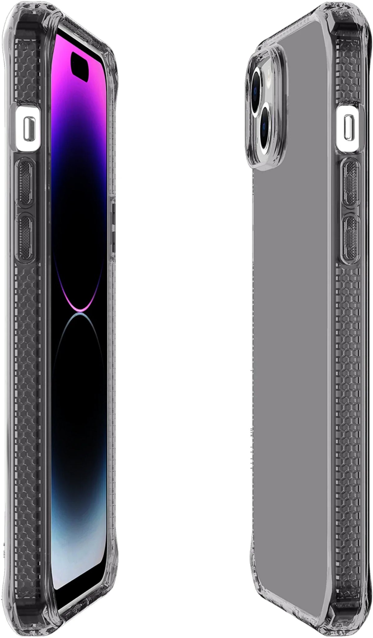 Itskins Level 2 Spectrumclear_R For Apple Iphone 14/15 Smoke - Essentify