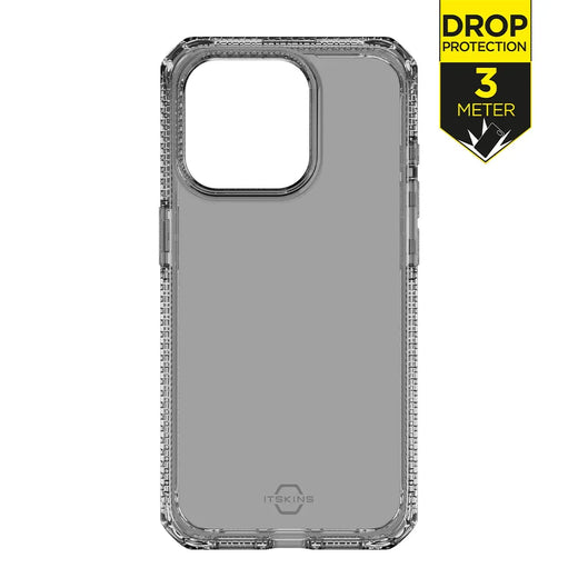 Itskins Level 2 Spectrumclear_R For Apple Iphone 15 Pro Smoke - Essentify